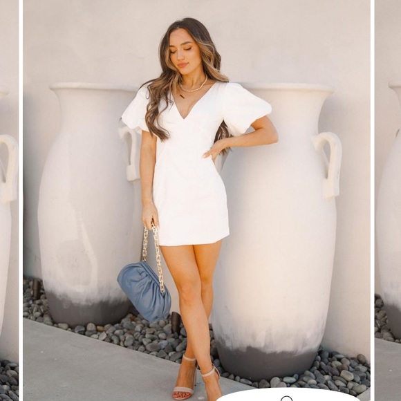 Vici Collections Puff Sleeve Mini Dress - Picture 8 of 9